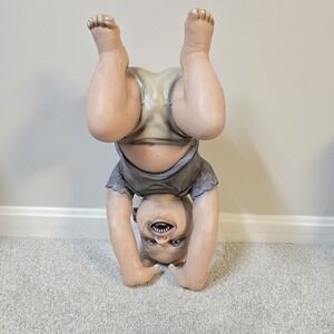 Spirit Halloween Zombie Baby Handstand‎ Larry Preowned Latex Prop 20"